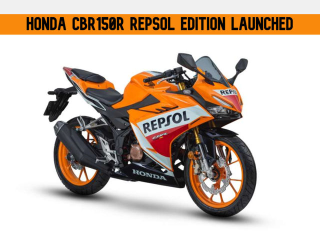  Honda CBR1 0R Repsol Livery Limited Edition Bike lanzada en Malasia