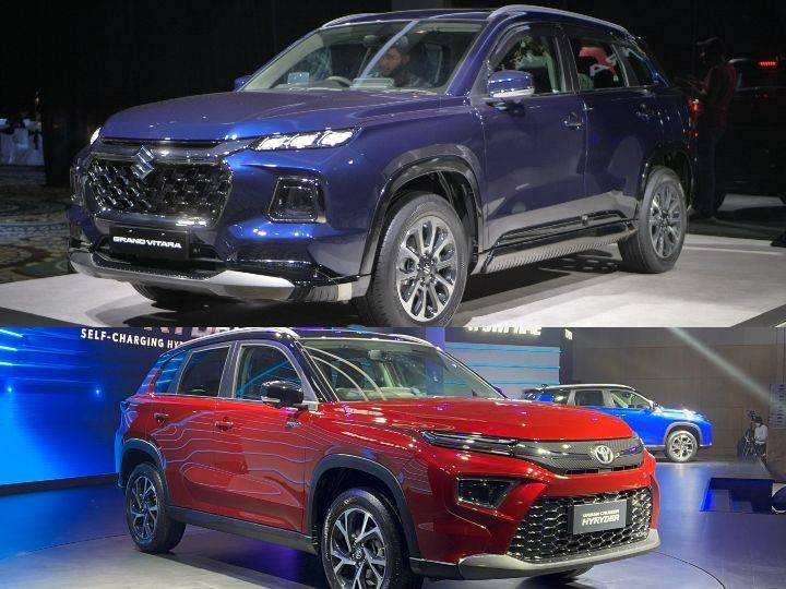 2022 Maruti Suzuki Grand Vitara vs Toyota Urban Cruiser Hyryder