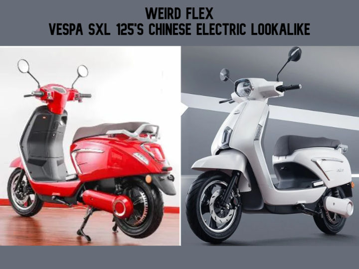 Weird Flex: Check Out The Vespa SXL 125’s Chinese Electric Lookalike