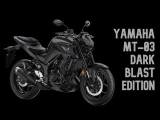 Yamaha Turns On The Dark Mode For The MT-03