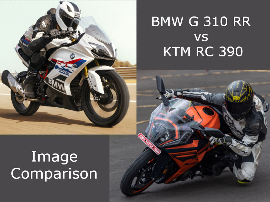 BMW G 310 RR vs KTM RC 390 Image Comparison