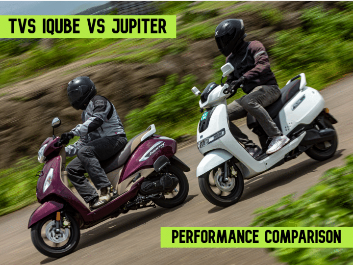 TVS iQube vs Jupiter: Performance Numbers Compared