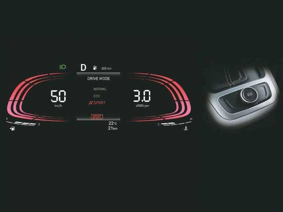 Hyundai Venue digital driver's display