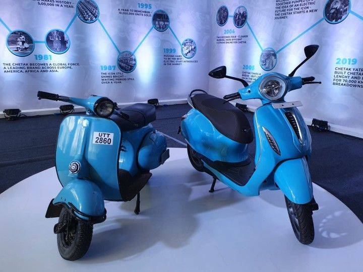 Bajaj best sale scooty list