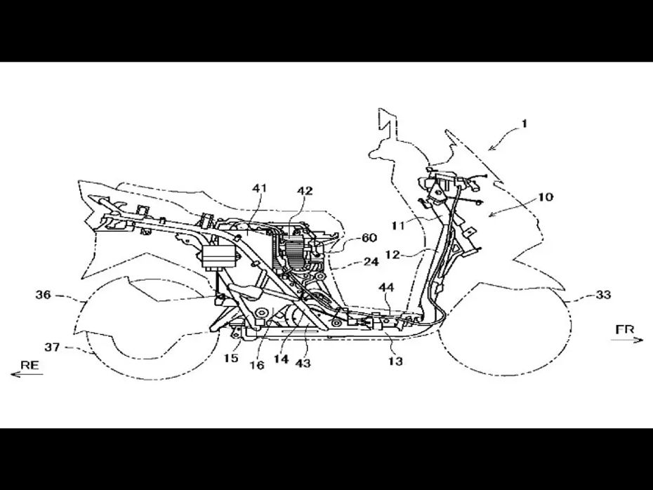 Suzuki Burgman Electric Patent Drawing Leaked