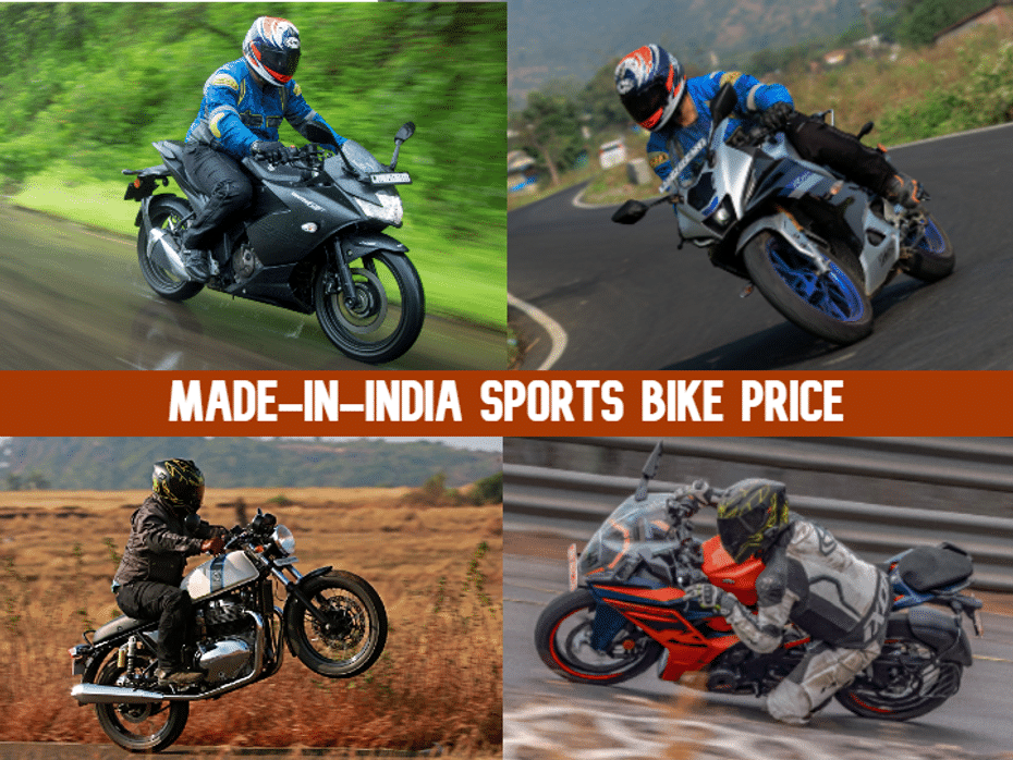 Sportbike Price In India - Made-in-India Edition