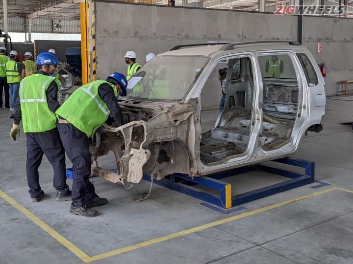 Maruti Toyotsu MSTI Vehicle Scrapping Facility Experience - ZigWheels