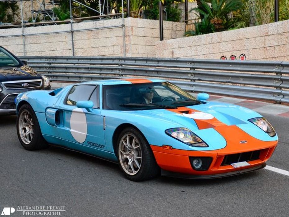 Rare Ford GT with Heritage Edition Gulf livery