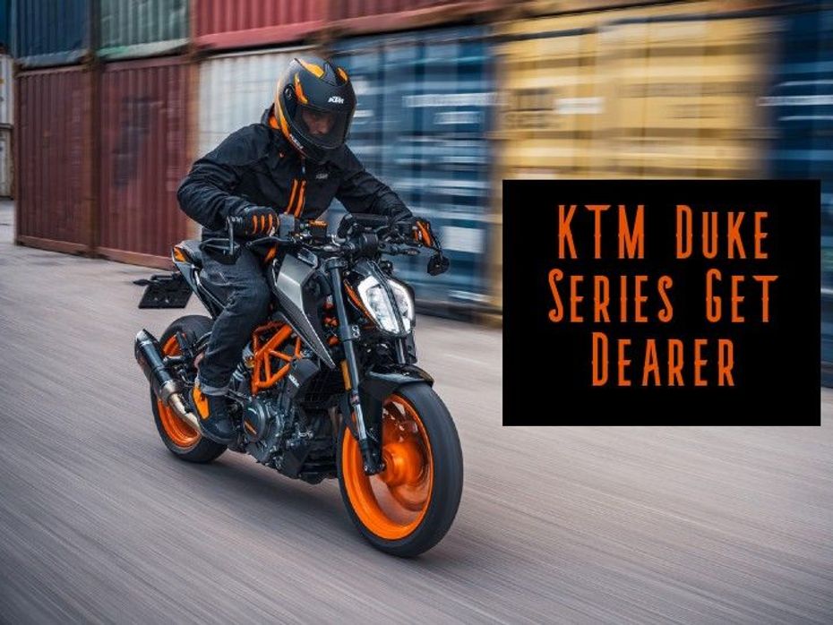 KTM Duke Series Get Dearer