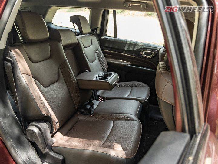 Jeep Meridian second row of seats 