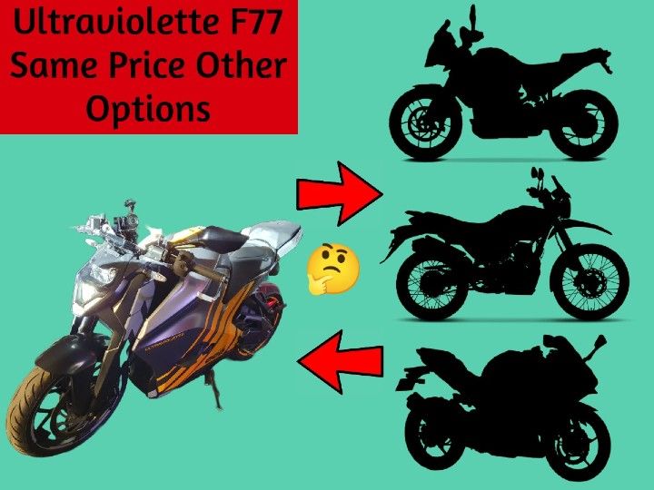 Image showcasing Ultraviolette F77: Same Price Other Options - ZigWheels