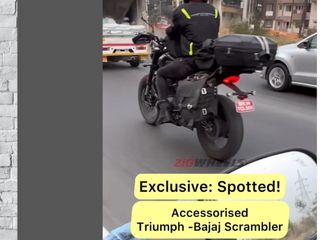 EXCLUSIVE: Here’s A Clear look At The Upcoming Triumph-Bajaj Scrambler