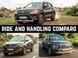 Maruti Brezza Vs Hyundai Venue Vs Tata Nexon – Ride And Handling
