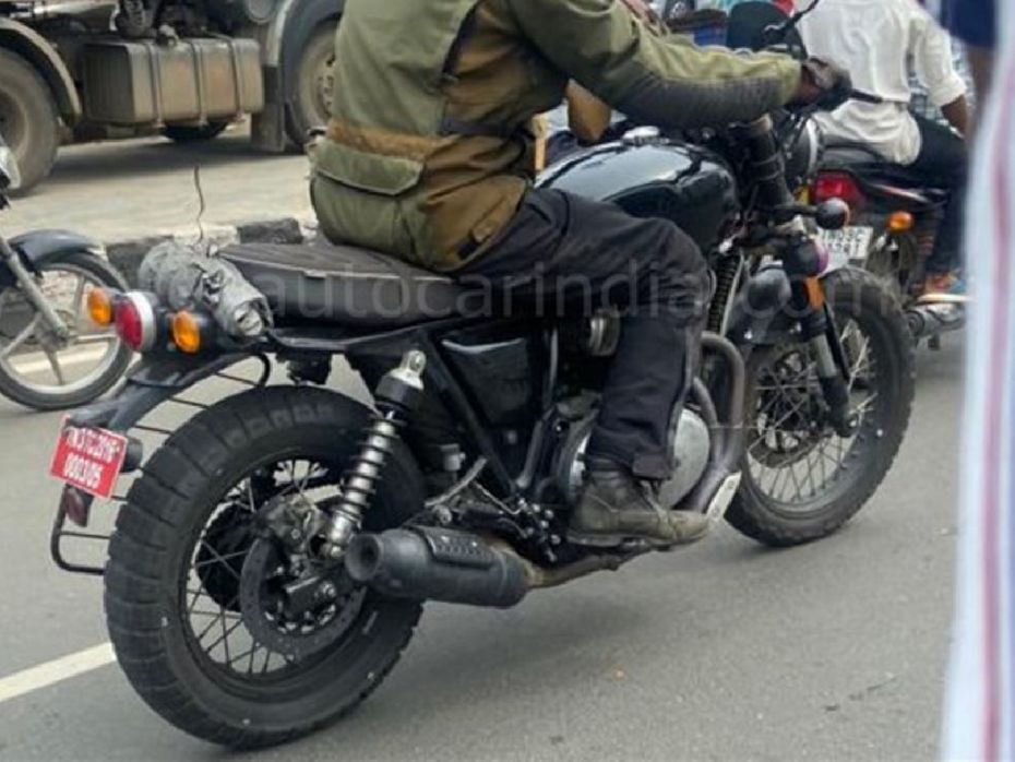 Royal Enfield Scrambler 650 Spied In India
