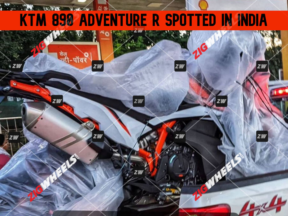 KTM 890 Adventure Spotted In India
