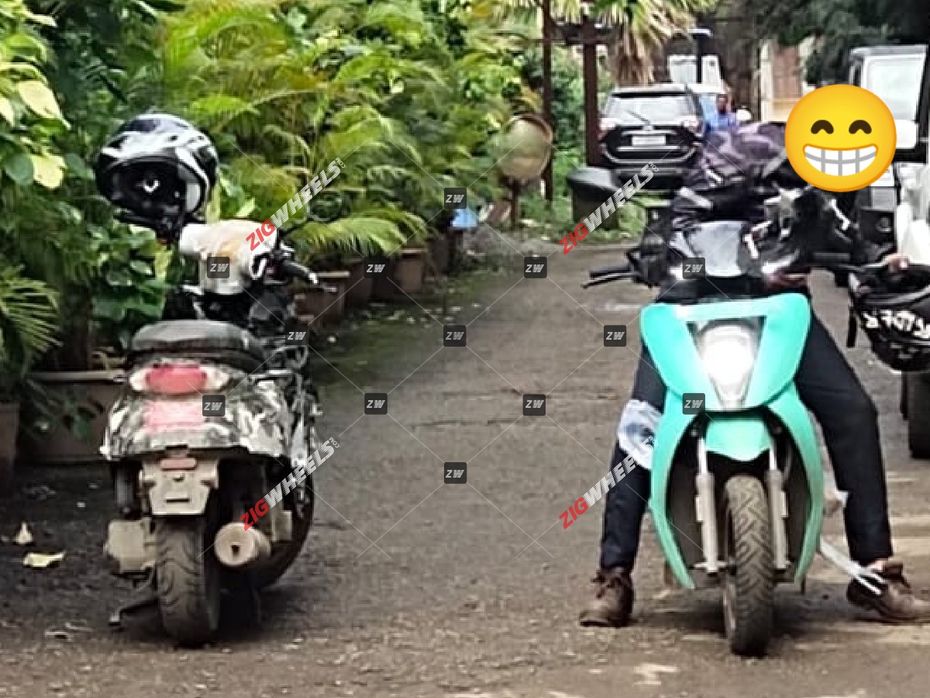 EXCLUSIVE: Mahindra Electric Scooter Spotted Testing 
