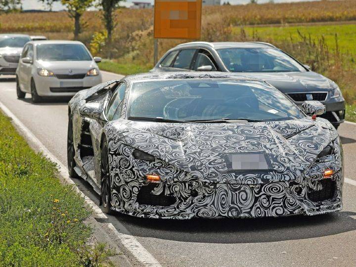 Lamborghini Is Having A Bad Day: Aventador Replacement Spied As It Broke  Down - ZigWheels