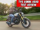 TVS Ronin Road Test Review: A City-slicking Samurai
