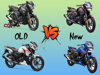2022 TVS Apache RTR 160 And RTR 180: Old vs New Differences Explained