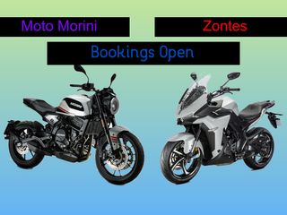 You Can Now Book The Zontes And Moto Morini Bikes At Rs 10,000