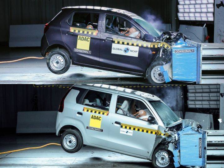 Maruti Alto K10 And Wagon R Crash Test Results Out, Smaller Hatch Gets