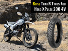 Hero XPulse 200 4V Reise Moto TrailR Tyre Introduction Review: Positive Starts