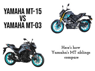 In 5 Pics - Yamaha MT-15 V2 vs MT-03 Differences Explained