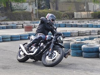 Fancy Riding The Yezdi Scrambler On A Go-kart Circuit? Fancy Riding The Yezdi Scrambler On A Go-kart Circuit?
