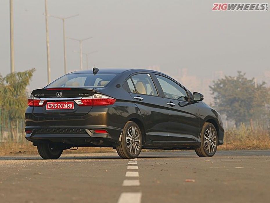 Honda City 2017, LED tail lamps only on ZX variant