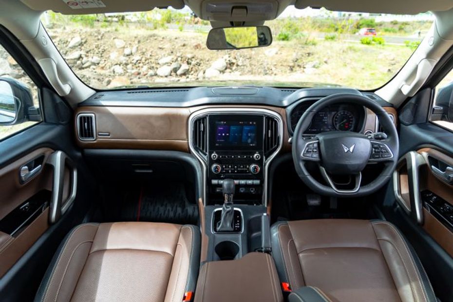 Scorpio N's cabin Mahindra’s Global Pik Up Truck Concept Previews A Few Changes On snapshot
