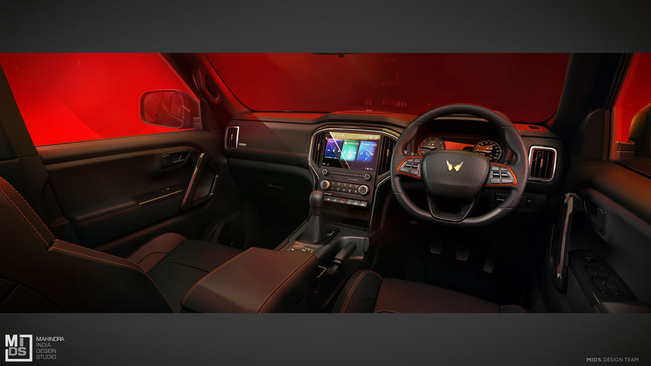 Pik Up concept's cabin Mahindra’s Global Pik Up Truck Concept Previews A Few Changes On glimpse