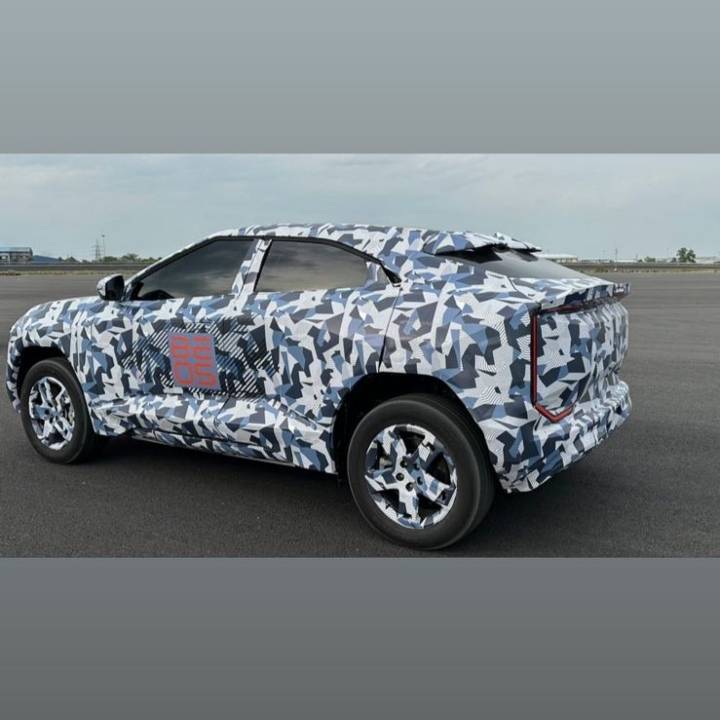 Production-ready Mahindra BE.05 Teased Under Camouflage - ZigWheels