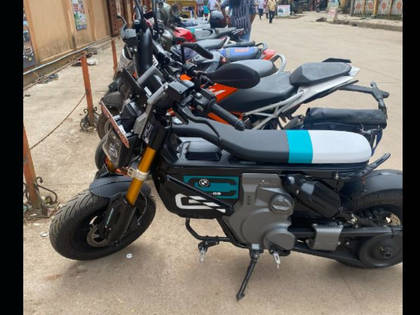 TVS developed BMW CE 02 Electric Bike Spied Testing In India