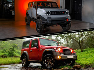 Mahindra Thar vs Thar.e Concept: Similarities And Differences Detailed