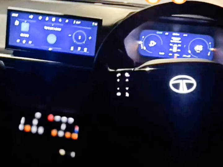 2023 Tata Nexon Facelift Interior Spied In Night, New Design Touches ...