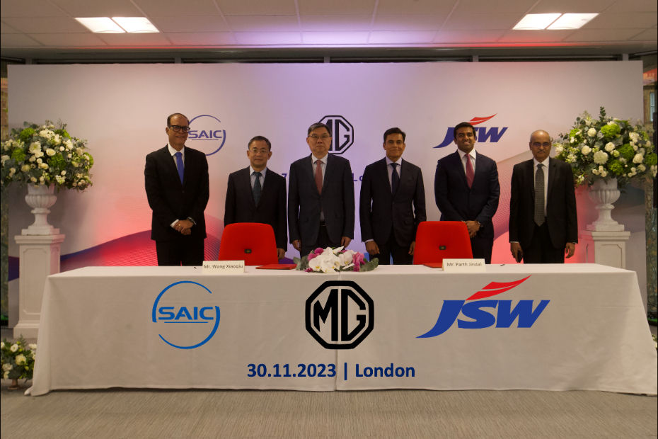 JSW Group SAIC Motor Joint Venture