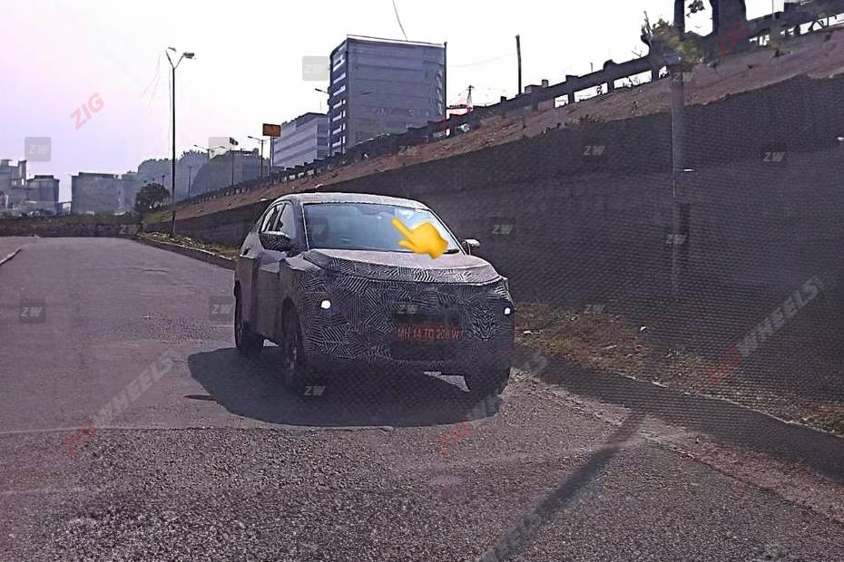 Tata Curvv Spy Shot