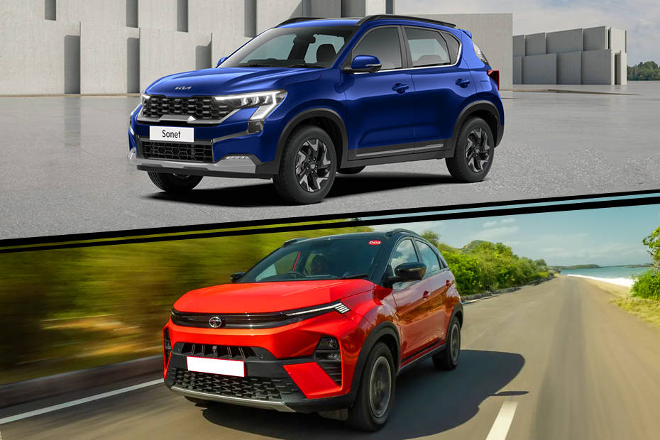 2024 Kia Sonet and Tata Nexon