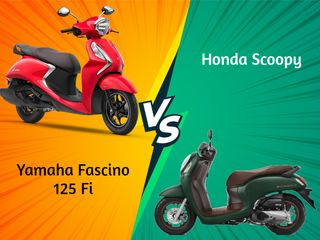 In 9 Pictures: Honda Scoopy vs Yamaha Fascino 125 Fi Compared