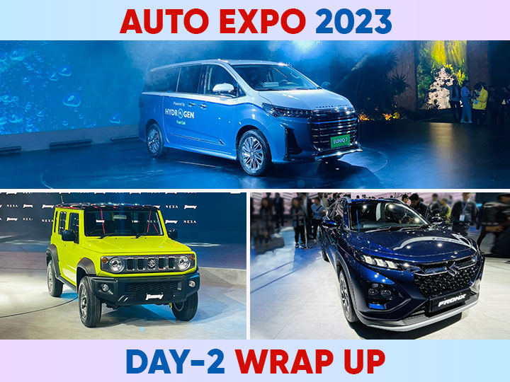Auto Expo 2023 Day 2 Wrap-up: Maruti Suzuki Jimny, Maruti Suzuki