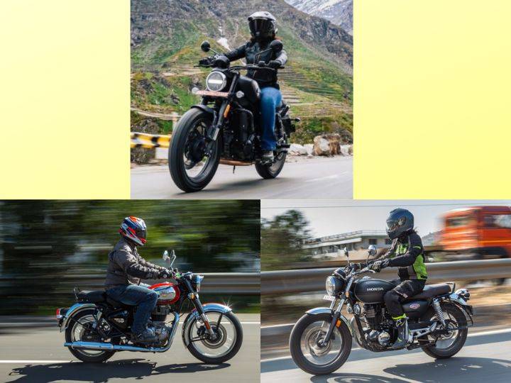 Harley Davidson X Vs Royal Enfield Classic Vs Honda Hness Cb