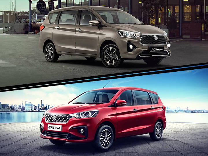 Toyota Rumion Vs Maruti Suzuki Ertiga: 3 Differences And 2 Similarities ...