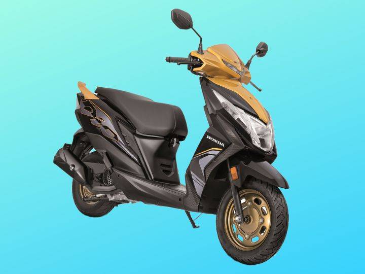 Honda dio best sale bs6 yellow colour