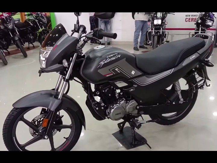 Hero Splendor 125cc New Black Colour Launch First Look Walkaround ...