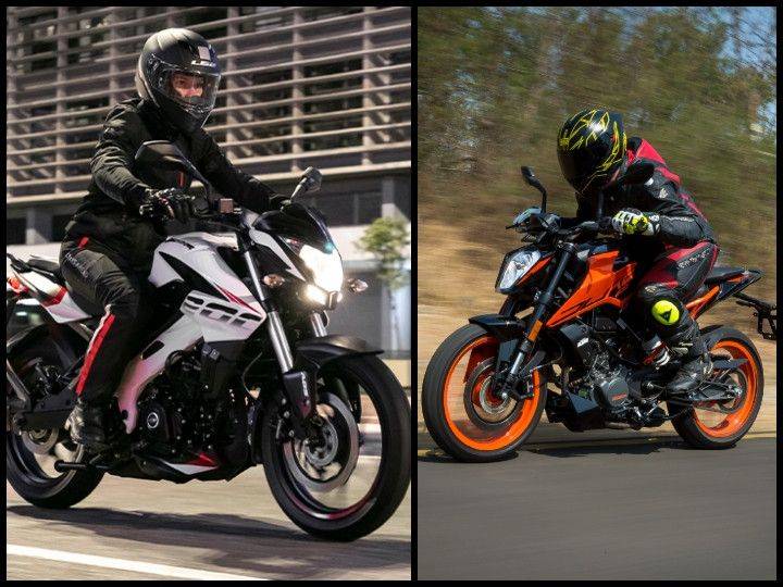 Updated Bajaj Pulsar NS200 vs KTM 200 Duke: Image Comparison - ZigWheels