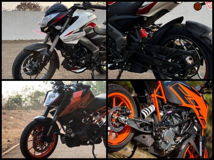 Updated Bajaj Pulsar NS200 Vs KTM 200 Duke: Image Comparison - ZigWheels