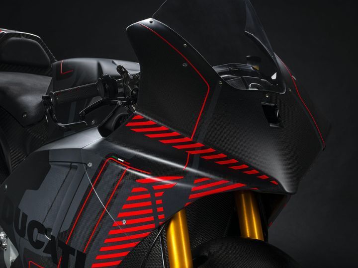 Beautiful view of Electric Ducati Road Bike