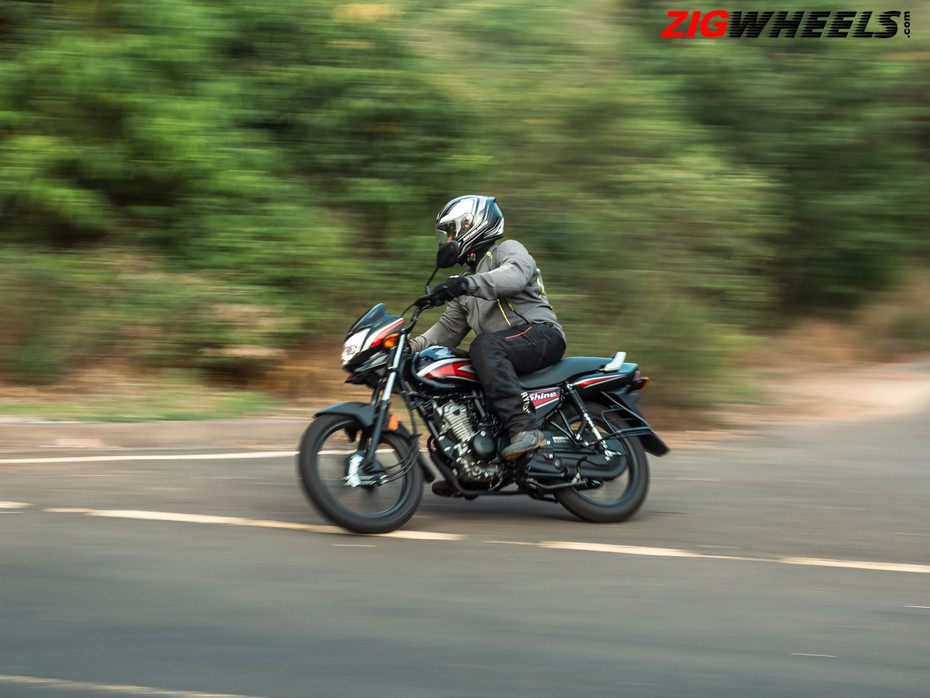 Honda Shine 100 Review Handling