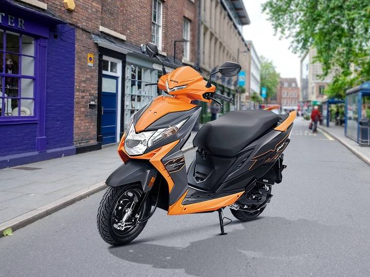 Honda dio bs6 online orange