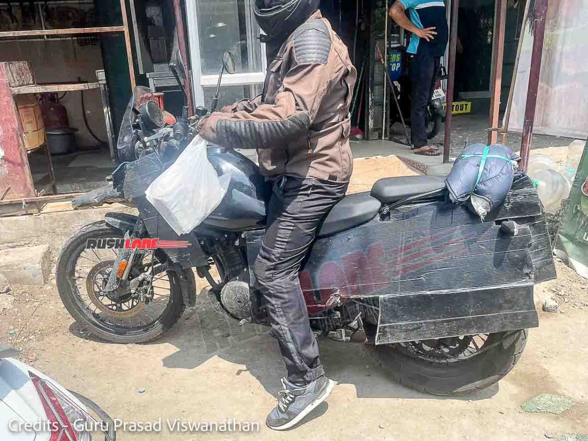 Royal Enfield Himalayan 450 Spied Yet Again Launch Soon ZigWheels
